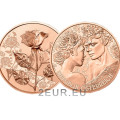 Austria 10 euros Moneda 2021 - La rosa por 13.50 € ✅