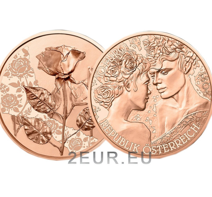 Austria 10 euros Moneda 2021 - La rosa por 13.50 € ✅