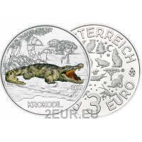 Austria 3 euros 2017-2 - Cocodrilo