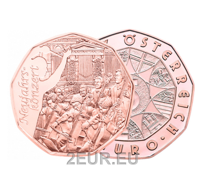 Moneda de 5 euros de Austria 2016 - Concierto de año nuevo por 9.00 € ✅