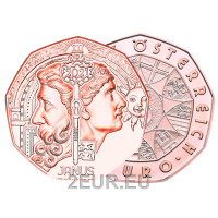 Austria 5 euros de Moneda 2021 - JANUS