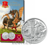 Austria 10 euro Silver coin 2011 - The lindwurm in Klagenfurt