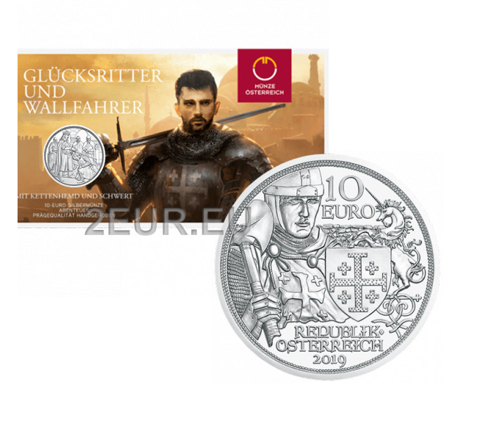 Austria 10 euro Silver coin 2020 - ABENTEUER for 50.00 € ✅