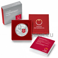 Austria 10 euros Moneda de plata Proof 2020 - FORTALEZA