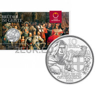Austria 10 euros Moneda de plata 2021 - FRATERNIDAD