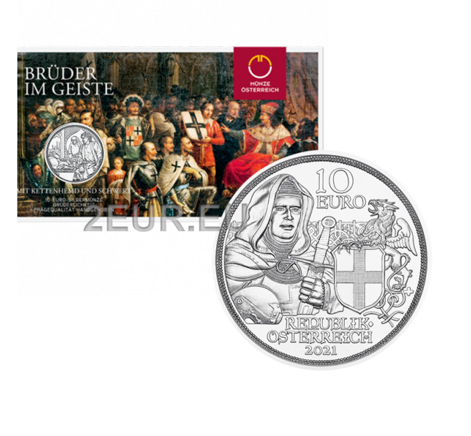Austria 10 euros Moneda de plata 2021 - FRATERNIDAD por 50.00 € ✅
