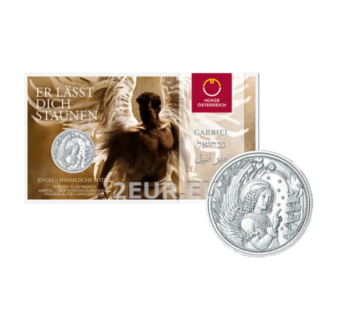 Austria 10 euro Silver coin 2017 - Gabriel - the Revealing Angel for 49.00 € ✅