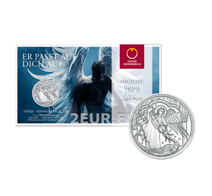 Austria 10 euro Silver coin 2017 - Michael – the Protecting Angel for 49.00 € ✅
