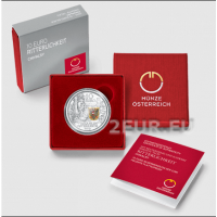 Austria 10 euros Moneda de plata Proof 2019 - CABALLERÍA