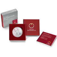 Austria 10 euros  Moneda de plata Proof 2024 - PEONÍA