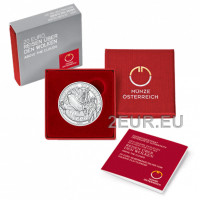 Austria 20 euros Moneda de plata 2020 - Por encima de las nubes