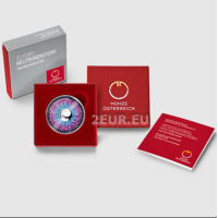 Austria 20 euros Moneda de plata 2023 – El universo inexplorado: la estrella de neutrones