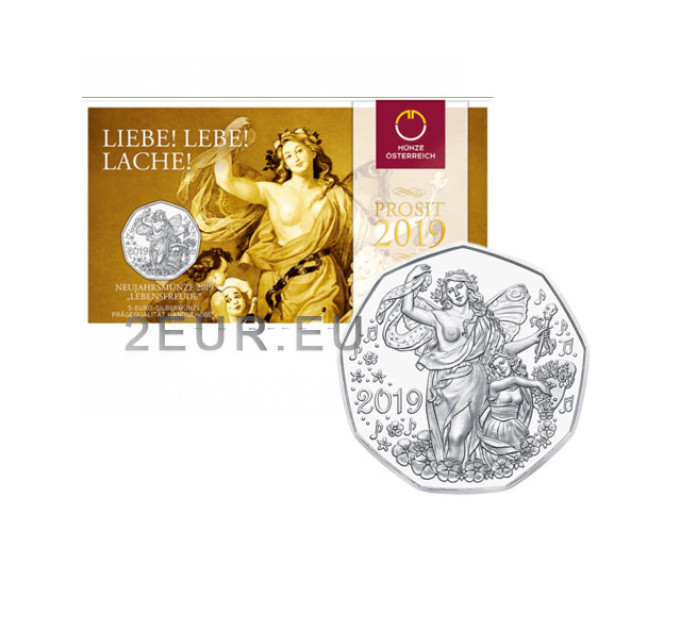 Austria 5 euro Silver coin 2019 - Zest of life for 26.50 € ✅