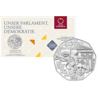 Austria 5 euros Moneda de plata 2022 - Democracia