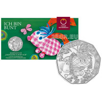 Austria 5 euros Moneda de plata 2022 - Pequeña yo soy - moneda de Pascua