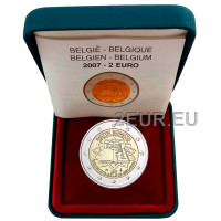 Bélgica 2 euros proof 2007 - Tratado de Roma