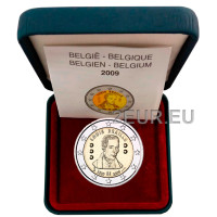 Bélgica 2 euros proof 2009 - Louis Braille