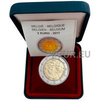 Bélgica 2 euros proof 2011 - Día internacional de la mujer