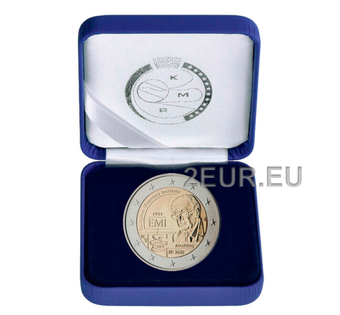 Belgium 2 euro proof 2019 - 25 years anniversary of the EMI for 29.00 € ✅