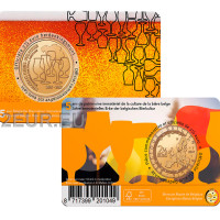 Belgium 2,5 euro BU 2021 - 5 years of belgian beer culture intangible heritage - NL