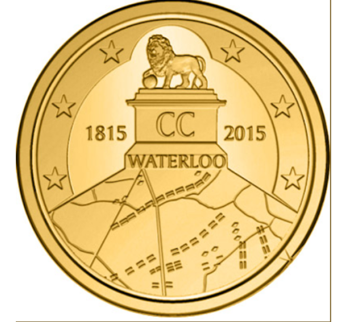 Bélgica 2,5 euros UNC 2015 - 200 años de la batalla de Waterloo por 16.00 € ✅