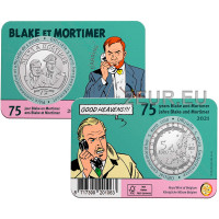 Bélgica 5 euros BU 2021 - 75 años de Blake y Mortimer