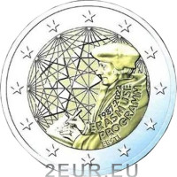 Estonia 2 euro UNC 2022 - 35 Años del Erasmus