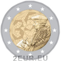 Letonia 2 euros UNC 2022 - 35 años del Erasmus