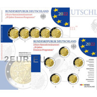 Alemania 2 euro proof 2022 - 35 años de Erasmus