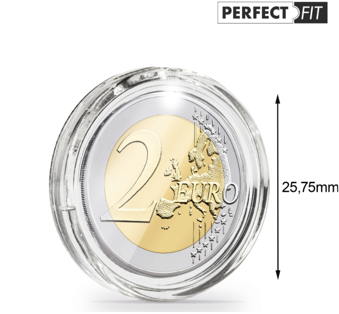 COIN CAPSULES - 2 EURO Ultra Perfect Fit for 3.00 € ✅