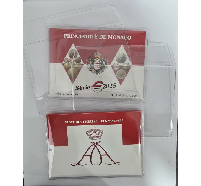 FOLDER / BLISTER FOR EURO SET - MONACO for 1.00 € ✅
