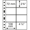 SHEET FOR COINS CARD - OPTIMA (LEUCHTTURM) - 8 COINS for 2.00 € ✅