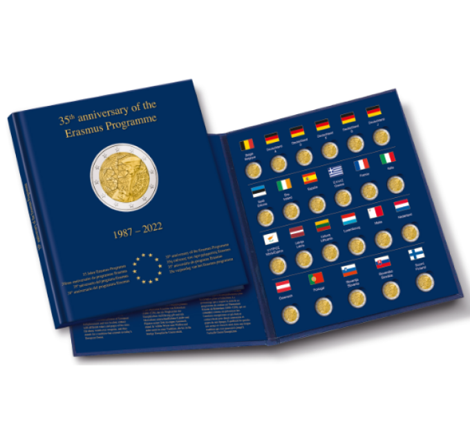 Álbum de monedas Erasmus 2022 por 14.95 € ✅