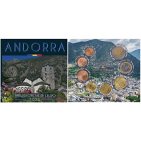 Andorra Euro coin set BU 2025