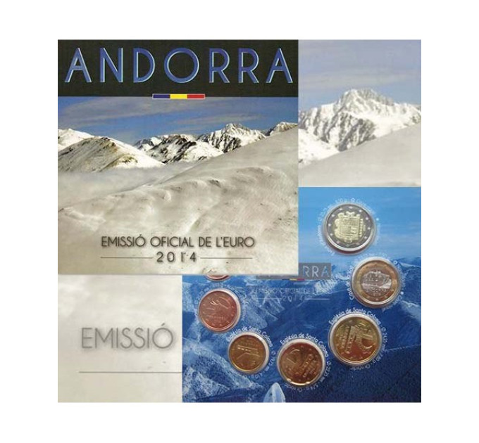 Andorra Euro Cartera BU 2014 por 59.00 € ✅