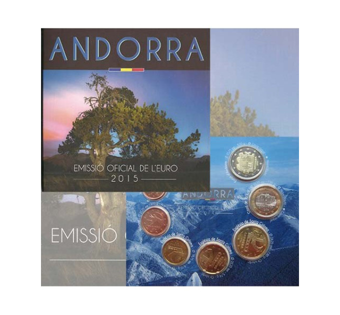 Andorra Euro Cartera BU 2015 por 30.00 € ✅