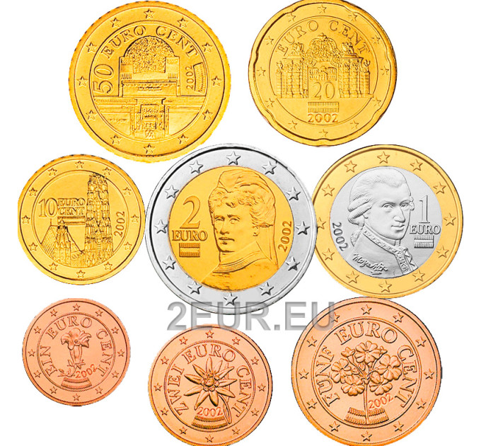 Austria Cartera Euro UNC 2003 por 20.00 € ✅