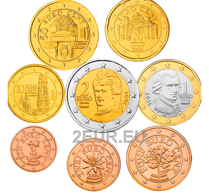 Austria Cartera Euro UNC 2006 por 12.50 € ✅