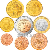 Austria Cartera Euro UNC 2007