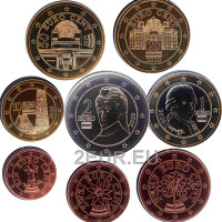 Austria Euro coin set UNC 2020