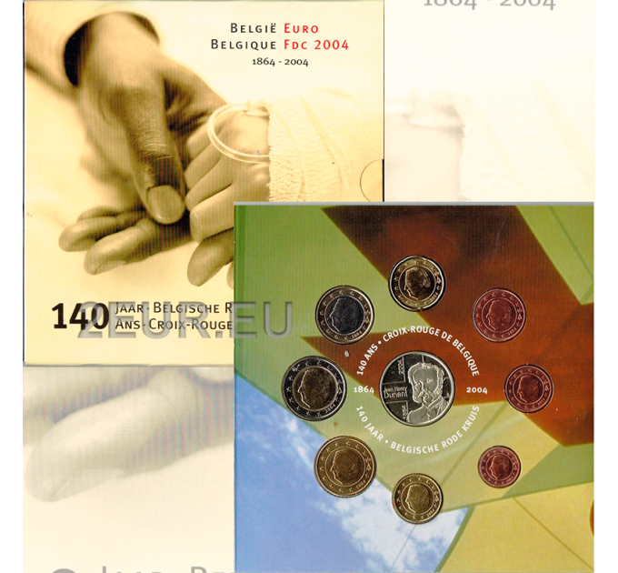 Belgium conjunto de euros BU 2004 - 50 años de la televisión belga por 35.00 € ✅