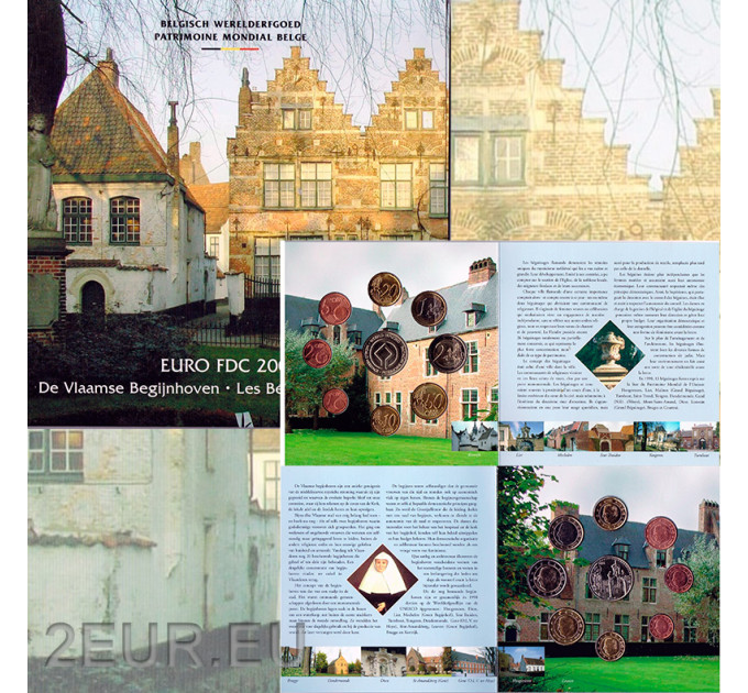 Belgium euro set BU 2006 - Flemish beguinages for 49.00 € ✅