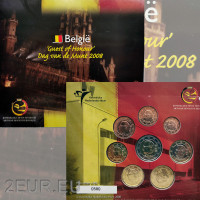 Belgium euro set BU 2008 - Dag van de Munt