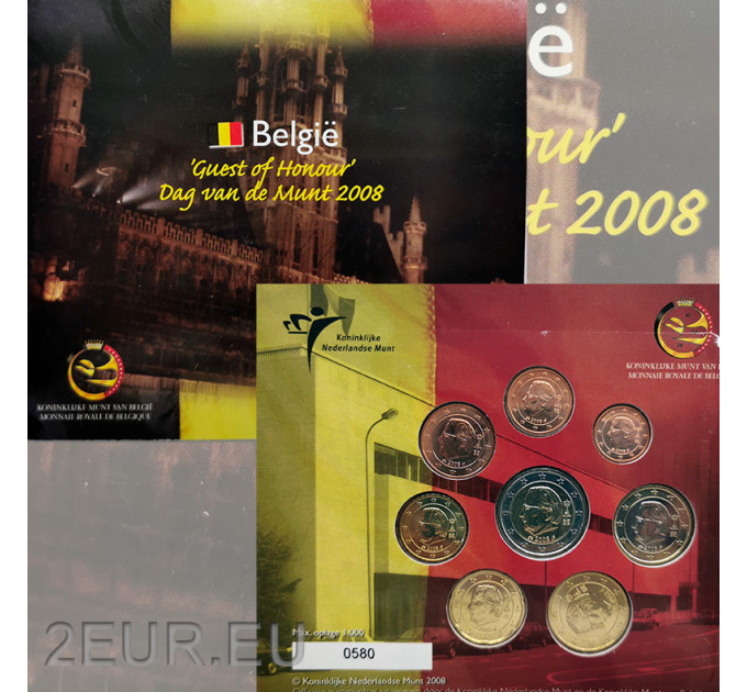 Belgium euro set BU 2008 - Dag van de Munt for 89.00 € ✅