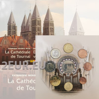 Belgium conjunto de euros BU 2009 - Catedral de Dornica