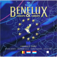 BENELUX conjunto de euros BU 2007