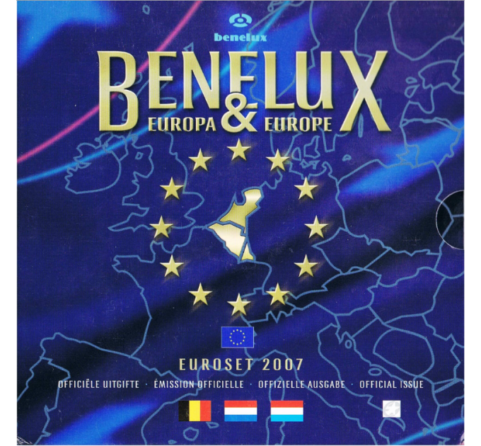 BENELUX conjunto de euros BU 2007 por 48.00 € ✅