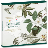 BENELUX conjunto de euros BU 2022 - Jardines en el Benelux