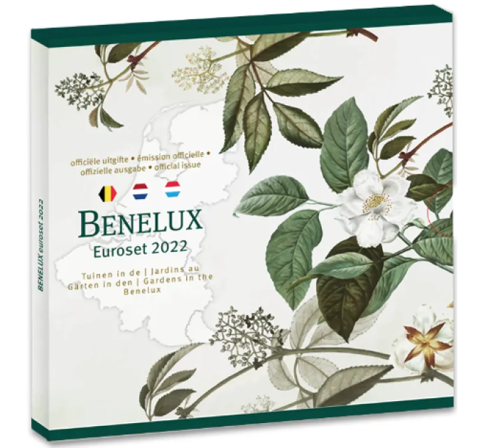 BENELUX conjunto de euros BU 2022 - Jardines en el Benelux por 64.00 € ✅