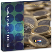 BENELUX euro set BU 2026 - Portraits of monarchs and changes